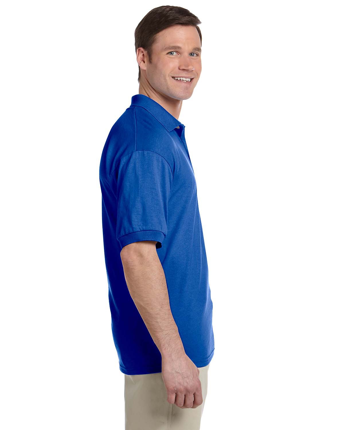 By Gildan Gildan Adult 6 Oz Style # G880 - Original Label 50/50 Jersey Polo 5XL - Royal By Gildan Gildan Adult 6 Oz Style # G880 - Original Label 50/50 Jersey Polo 5XL - Royal